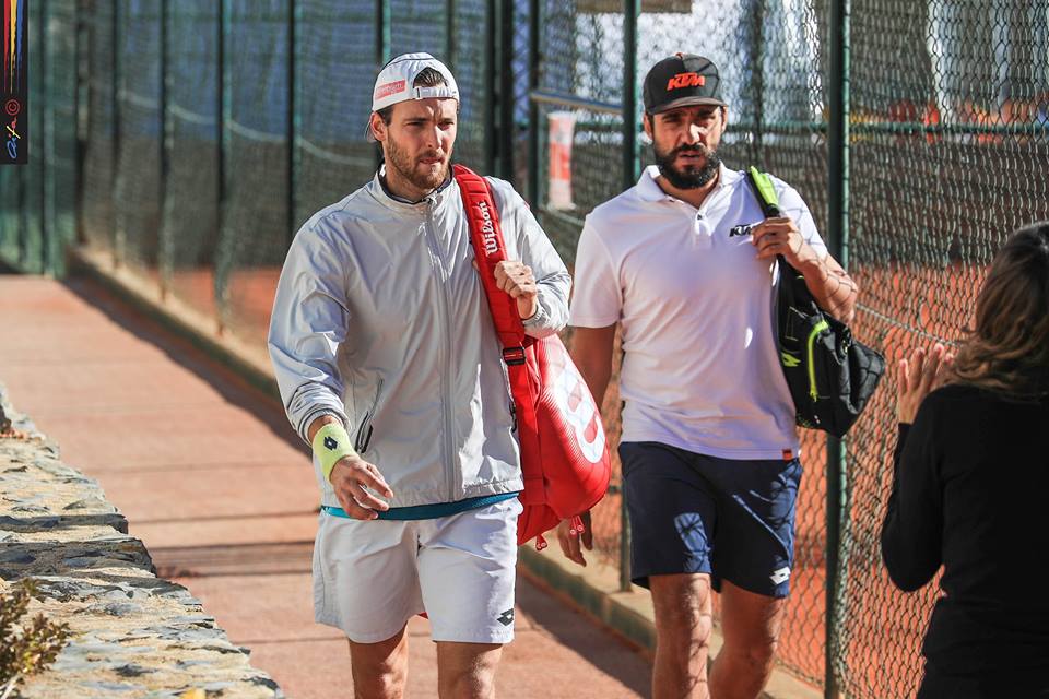 Frederico Marques e João Sousa na Beloura Tennis Academy