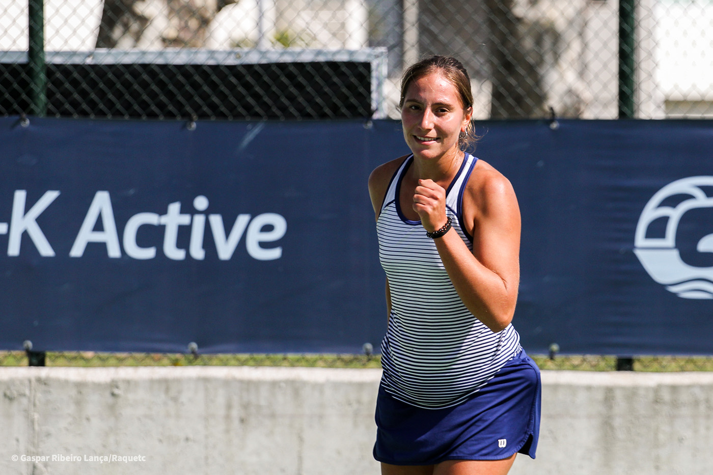 Escalando pelo ranking WTA acima, Francisca Jorge deu um salto das