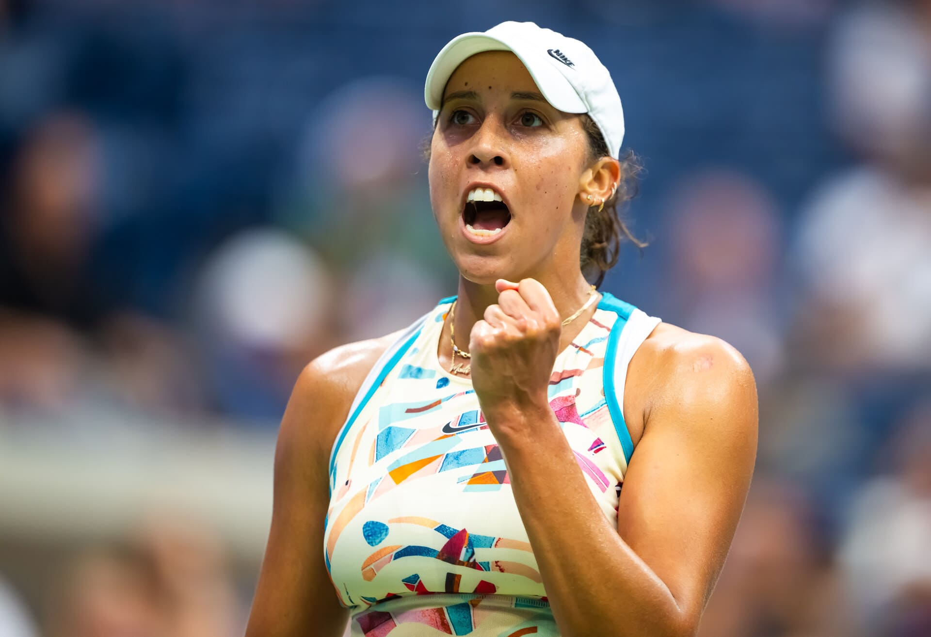 Jogador De Tênis Profissional Madison Keys Do Estados Unidos Na Ação  Durante Seu Fósforo De Semifinal Do Rio 2016 Jogos Olímpicos Imagem  Editorial - Imagem de unido, final: 82320400