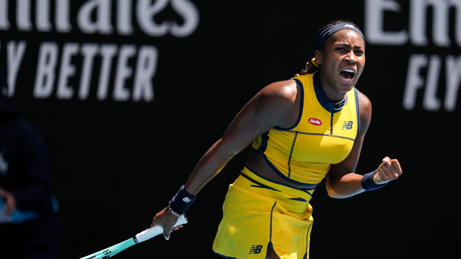 Coco Gauff arasa e chega às 10 vitórias seguidas em torneios do Grand Slam