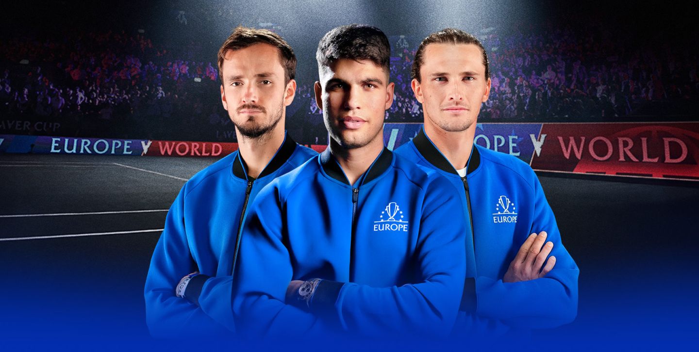 Medvedev e Zverev juntamse a Alcaraz na Equipa Europa da Laver Cup